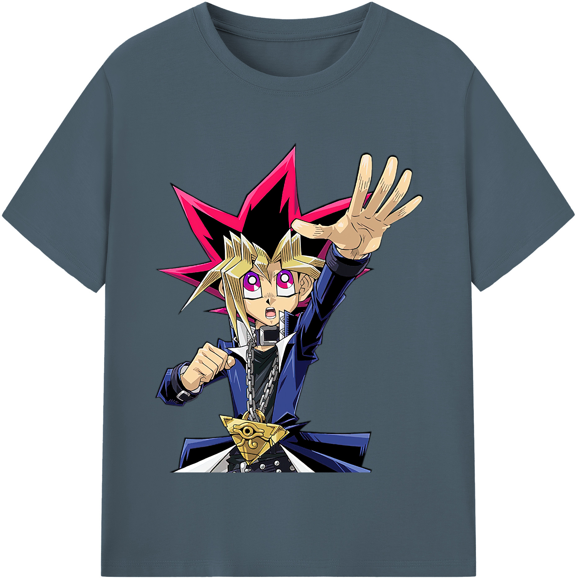 （画像用） 遊☆戯☆王 Yu-Gi-Oh! 綿100％半袖Tシャツ（フロントプリント）